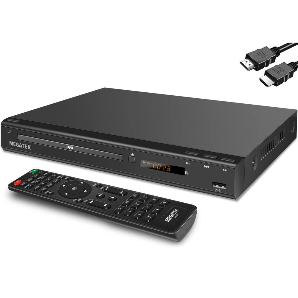Region-Free HDMI DVD Player for TV, Compact CD/DVD Player